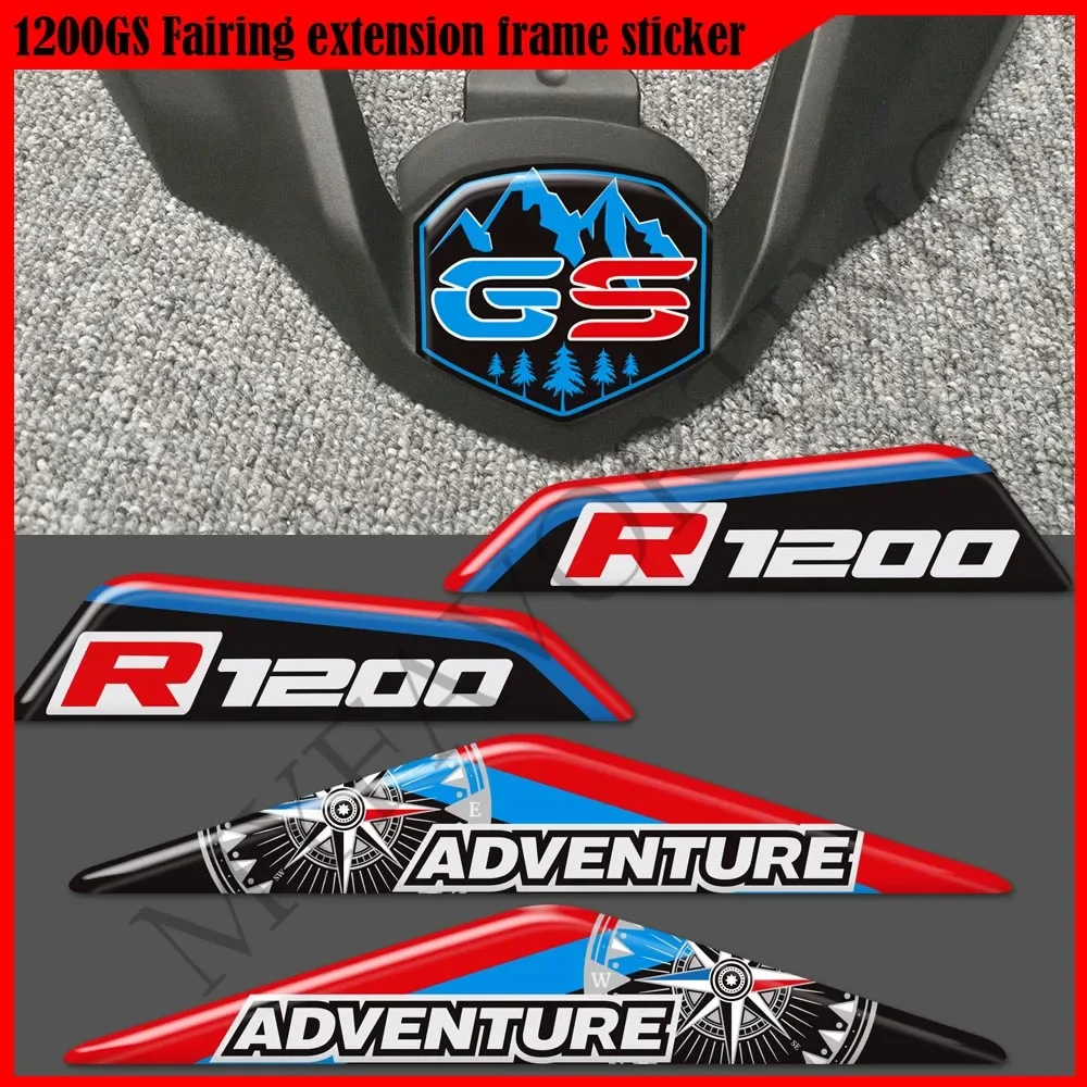 Motorcycle Stickers For BMW R1200GS LC ADV R 1200 GS Front Beak Fairing Extension Wheel Extender Cover