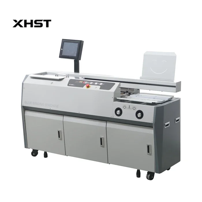 TM600 Double Mode Heavy Duty Perfect Book Binder Machine Professional Automatic Hot Melt Glue Binding Machine for Shop