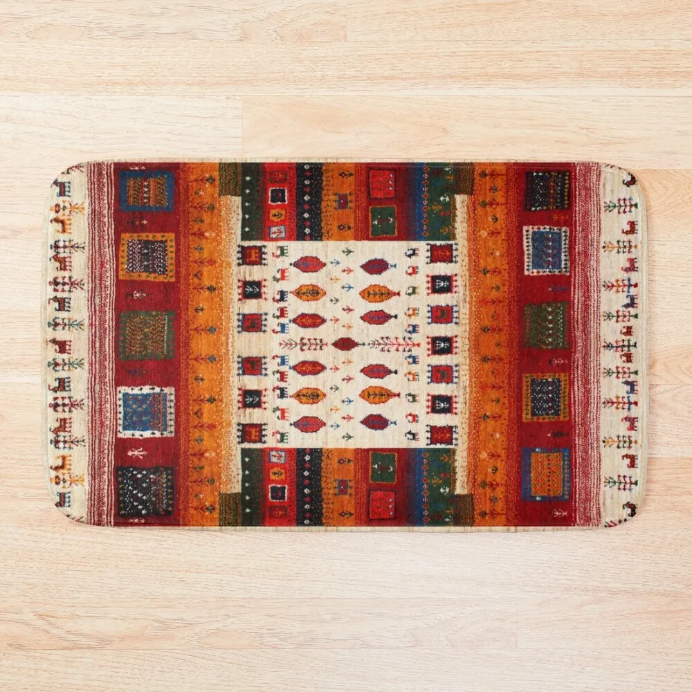 Bohemian Traditional Berber Vintage Autumn Fall Season Moroccan Fabric Style Bath Mat Carpets For The Bathroom Room Carpet Mat