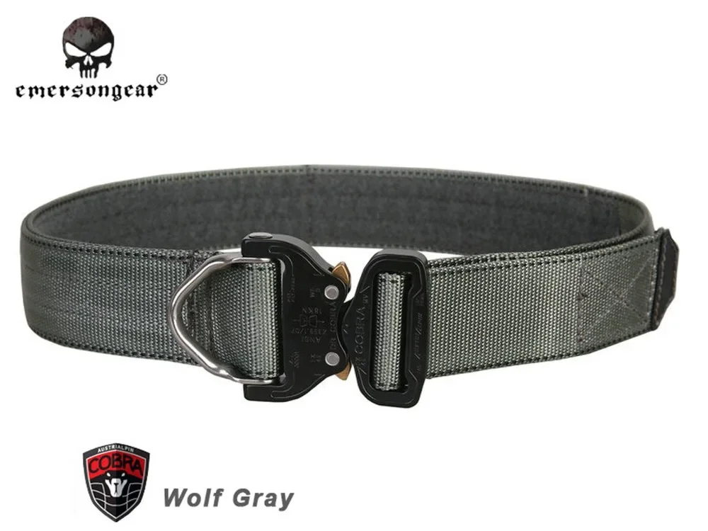 EmersonGear-cintura per Riggers con anello a D Cobra, caccia in eccedenza, Nylon resistente, fibbia per reggiseno CO, pistola per pistola, cintura