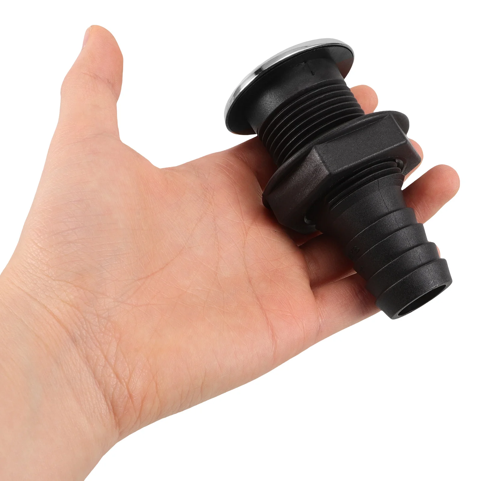 

Boat Yacht Sewage Outlet Drain Plug Thru Hull Fitting Connector Marine Drain Fittings Easy Maintenance Replacement