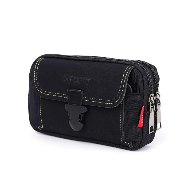 

Vintage Men Waist Fanny Pack Belt Bag Canvas Phone Travel Hip Hanging Purse