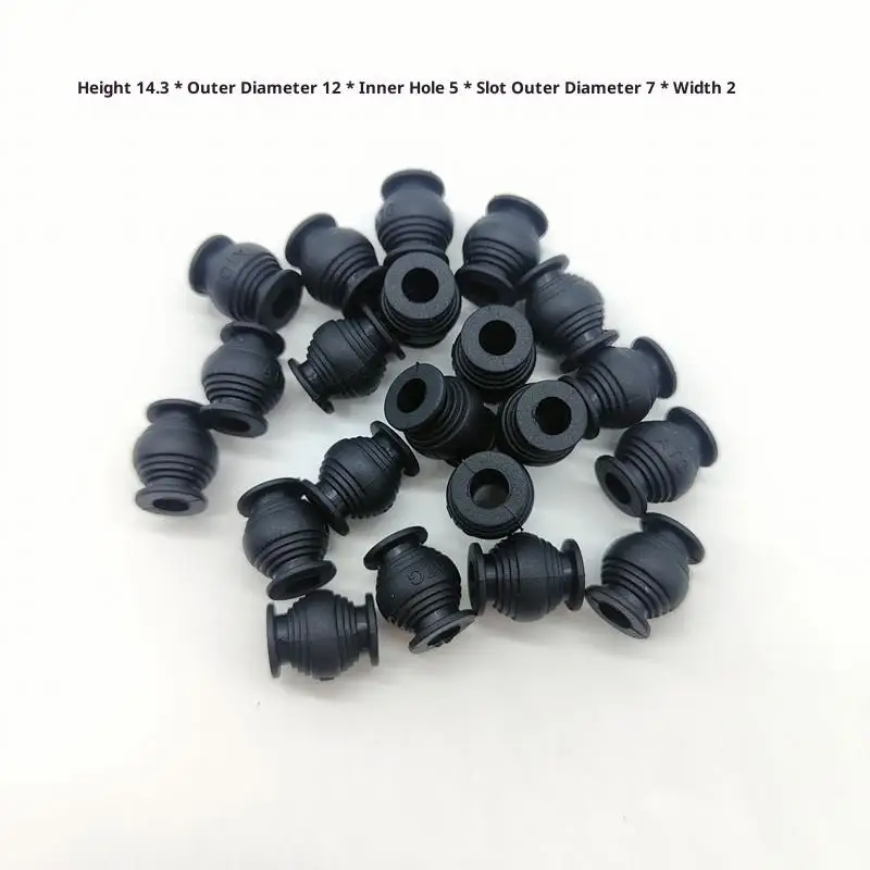 5 Stück schwarze Gimbal-Gummipads für Neo Dämpfungskissen Stoßdämpfer Dämpfer Ball Drohnen DIY Zubehör