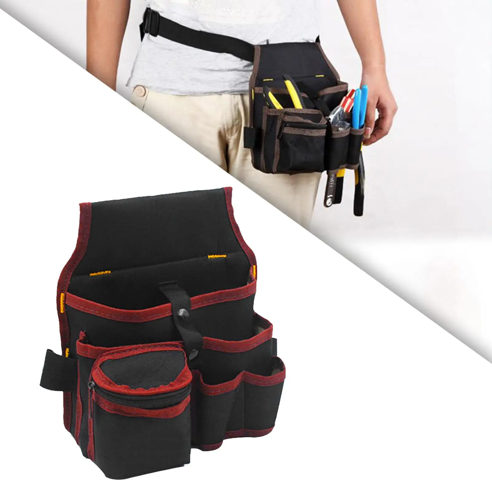 Small Tool Pouch Waterproof Practical Waist Belt Pouch Bag Camping Gear
