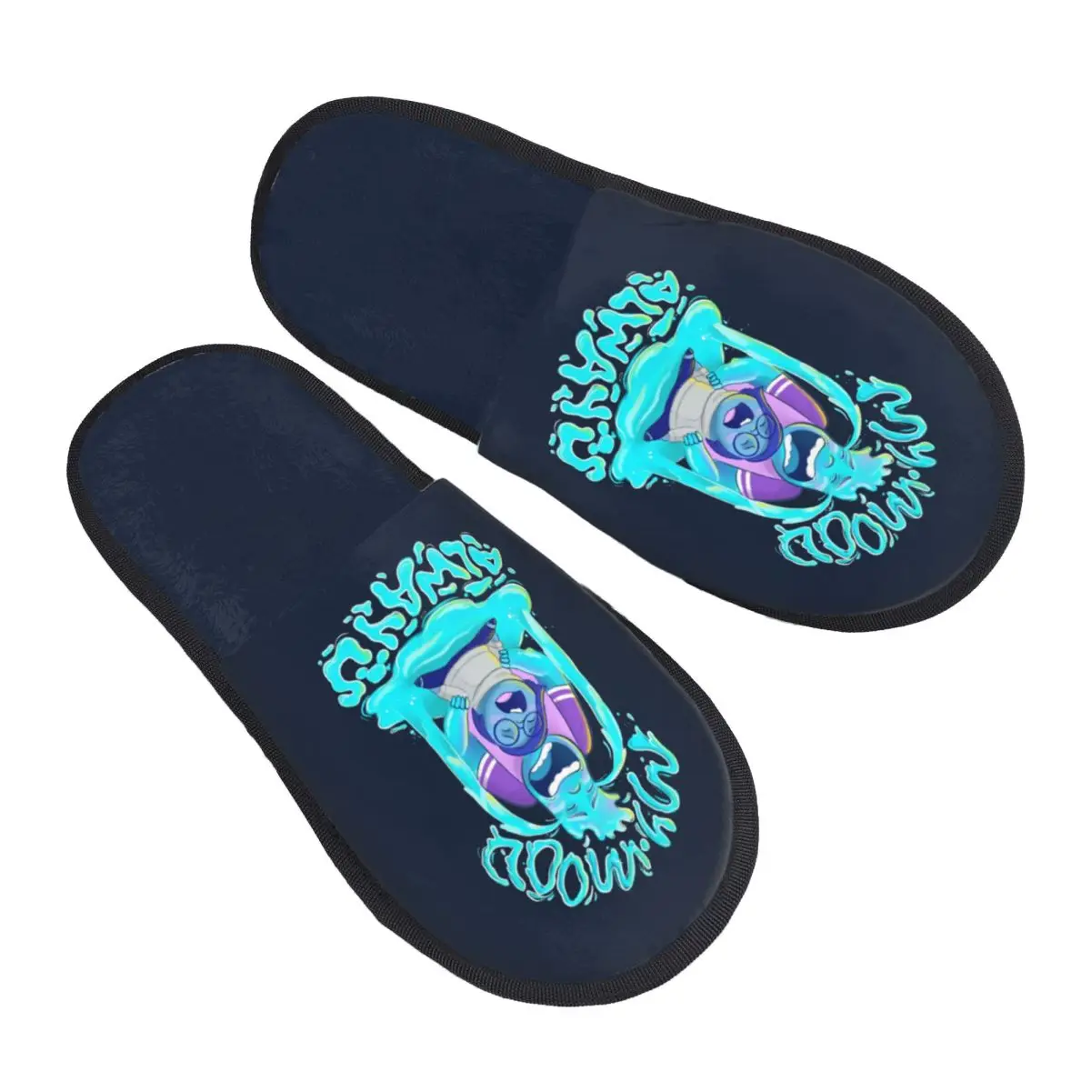 

Удобные тапочки с эффектом памяти на заказ, женские тапочки из пены с героями мультфильмов для приключений, домашняя обувь для отеля