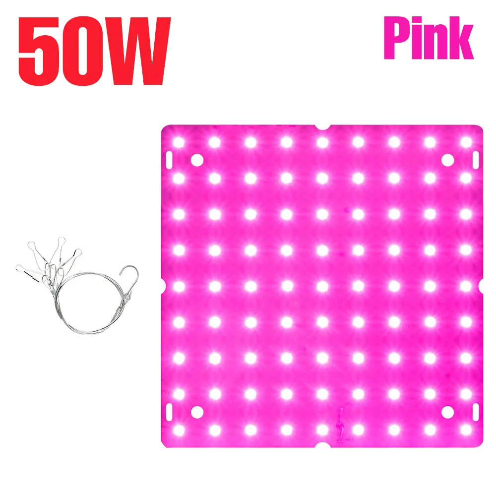 100W LED Quantum Board Licht Groeien Volledige Spectrum Plant Lamp US/EU Plug Voor Indoor Growbox Kas bloem Groente Teelt