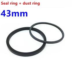 2PCS -FOR Cylinder Pump Designed for Under 27mm 43mm 45mm Caliper Brake Piston Pump Motorcycle Rectangular Ring Dust Ring 38mm