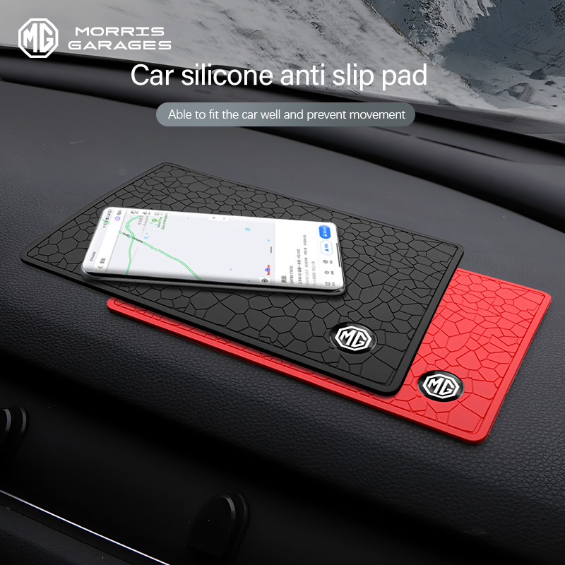  Car Dashboard Storage Anti Slip Pad Phone Store Items Mat For MG 4 5 6 7 Cyberster ES5 ONE MG5 Scorpio ZS HS MARVEL-R Hector EZS 