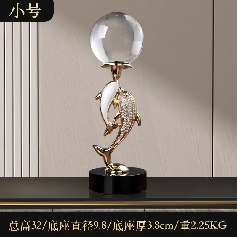 Kristallen bolornament, huwelijkscadeau, hoogwaardige lichte luxe woonkamer woondecoratie