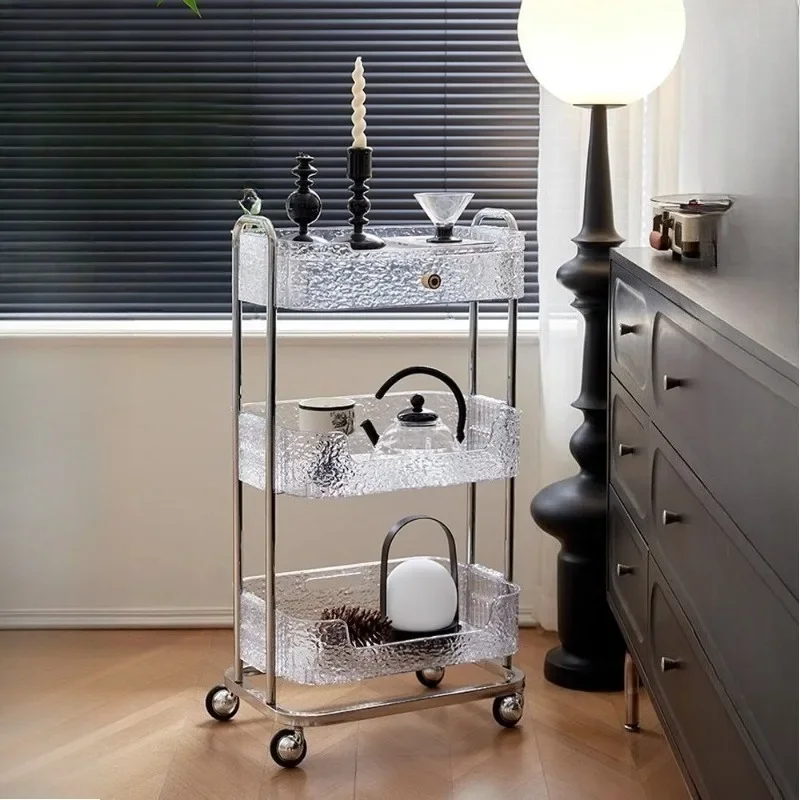 Beauty Institute Furniture Carrying Cart Treatments Barber Trolley Eyelash Extensions Chariot a Roulette Sexy Shopping Wagon