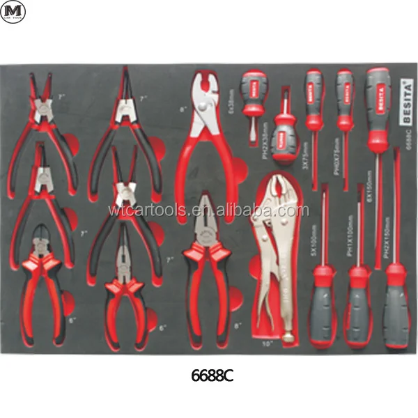 Garagem Tool Set com 8 gavetas, Tool Trolley para fixação flexível automática, 400PCs