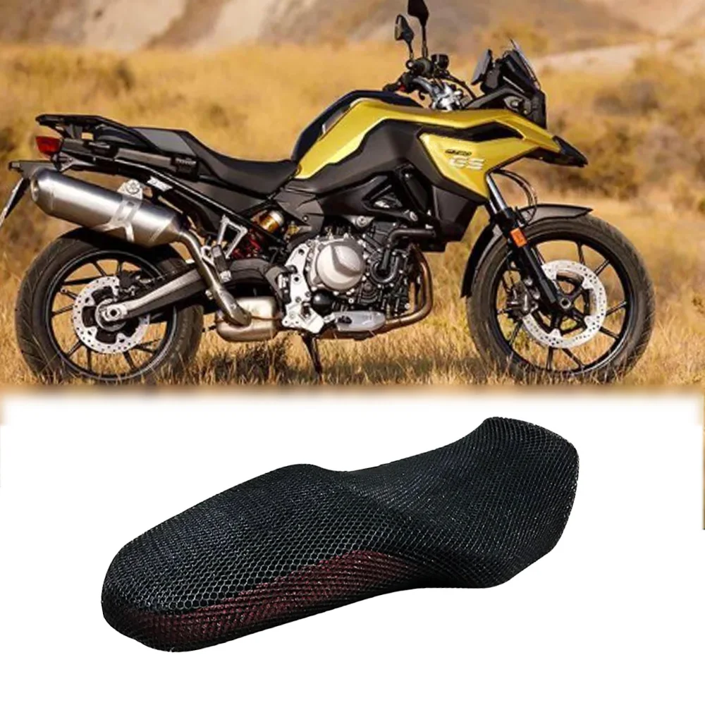 Para bmw f750gs f850gs 2019-2022 náilon 3d capa de assento da motocicleta isolamento térmico esteira 3d estéreo capa de assento