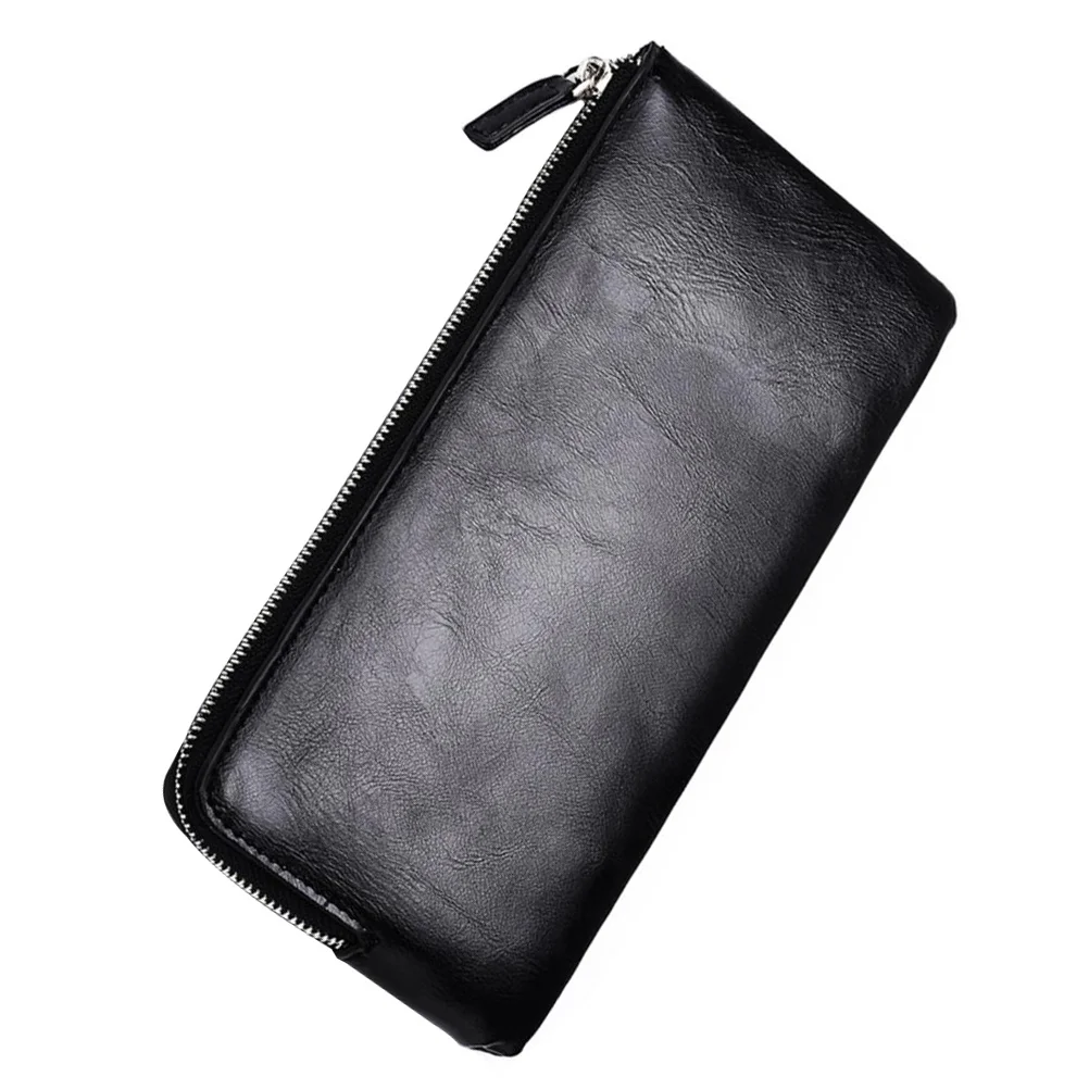 

1Pcs Long Men Wallet Premium Material Large Capacity Coin Purse Credit Cards Holder Portable Smooth Surface Travel Cash Storage