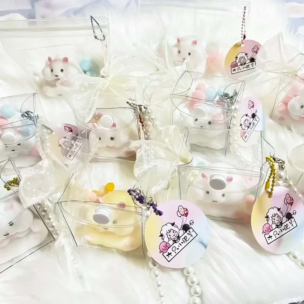 Bubble Mart-Sac de Rangement en PVC Transparent pour Bébé, Boîte Aveugle, Pendentif, Petit, Présentoir, Mignon, Style Ins