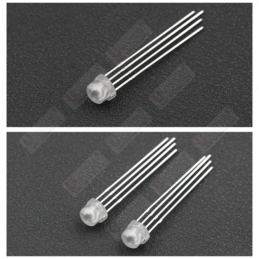 100pcs  F5 5mm Straw hat Full colors LED Transparent/Foggy LEN Diodes common Anode/Common Cathode diode,  DIP led light DIY lamp