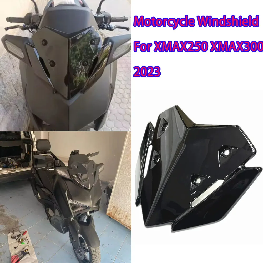 For YAMAHA XMAX250 XMAX300 2023 2024 Motorcycle Sport Windshield Visor Cover For XMAX125 Tech MAX+ 2025