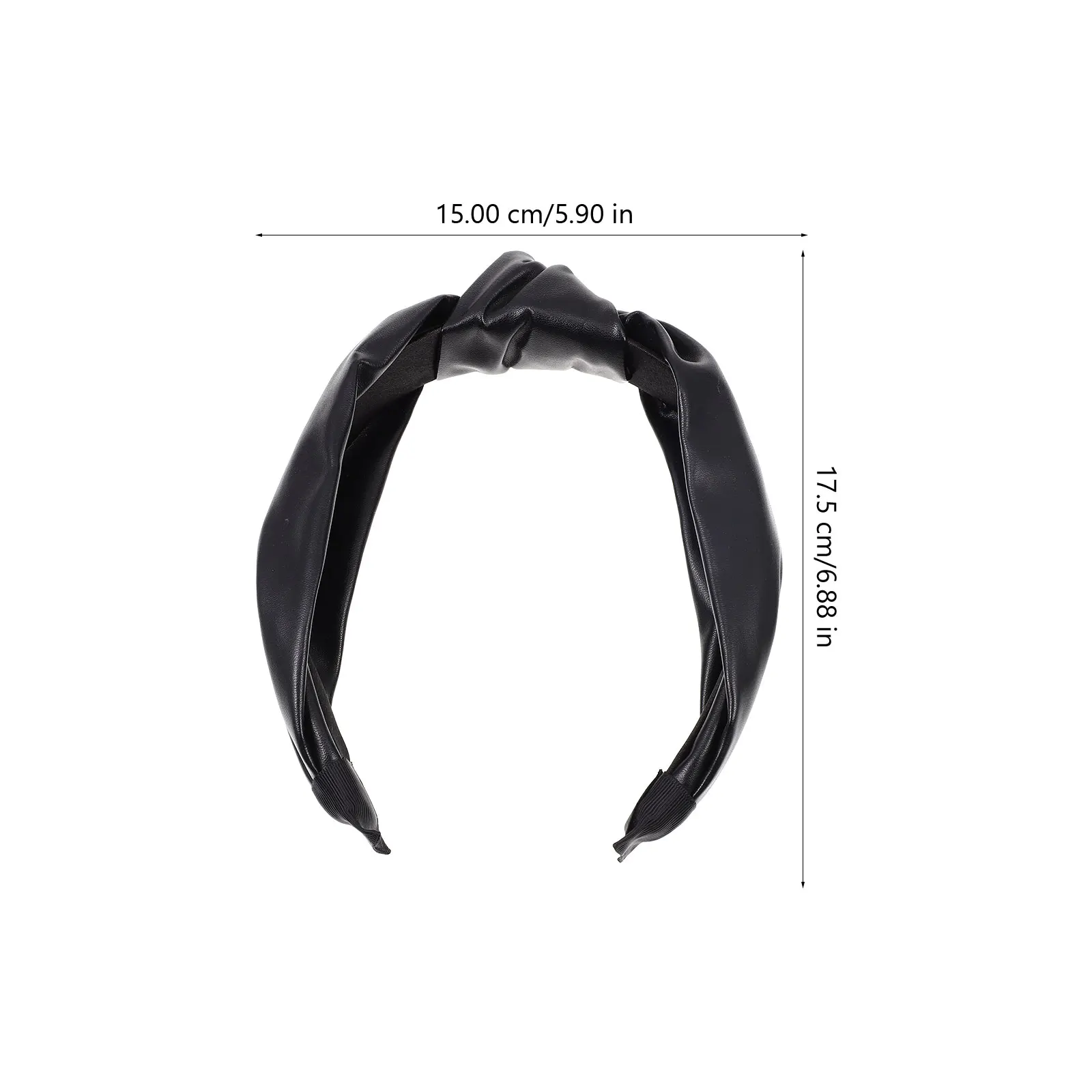 

Pu Hair Band Lovely Girl Headdress Anti-Slip Headband Simple Chic Broadside Hair Decor For Party Women Hairband Durable