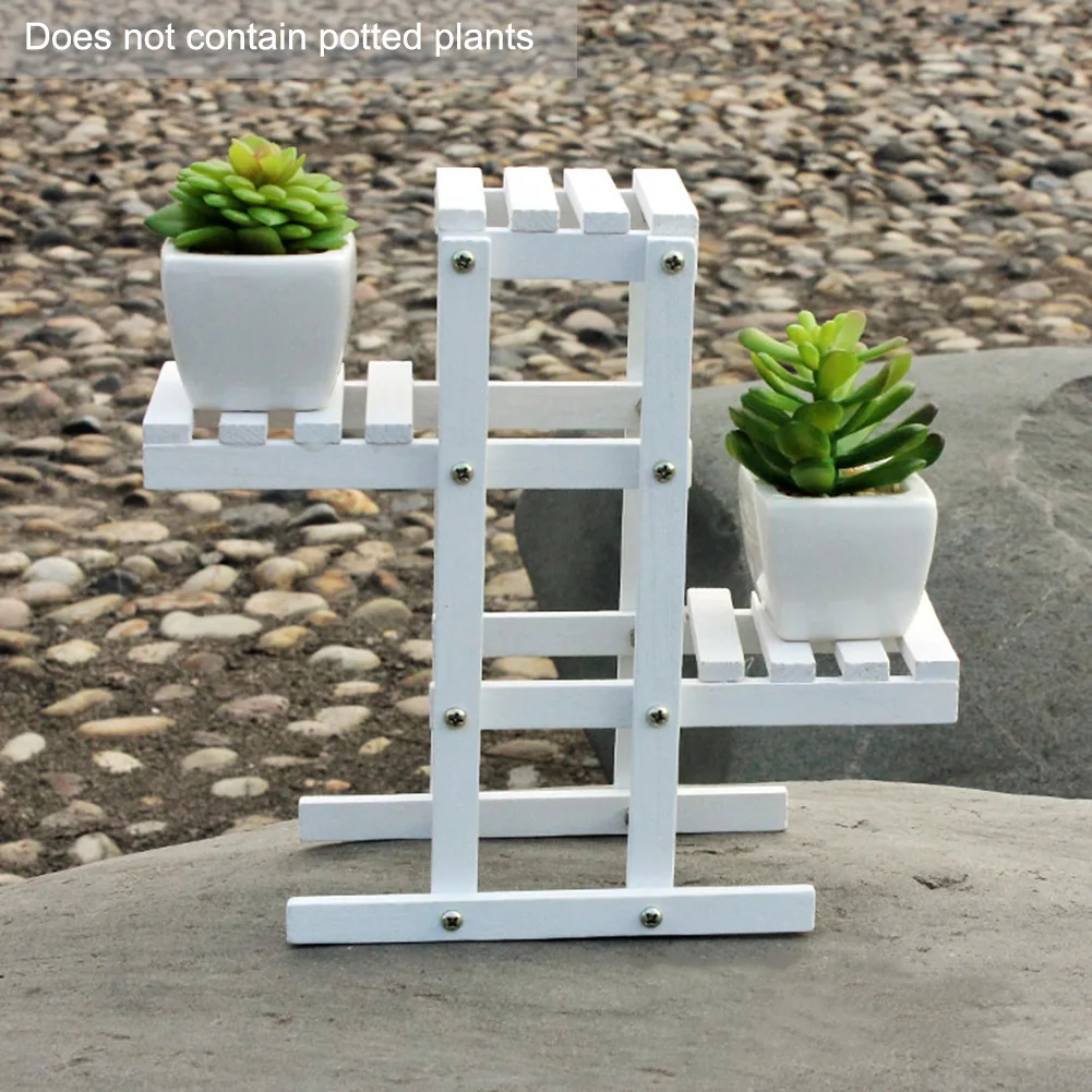 Desktop Shelves For Plant 3 Tier Small Potted Flower Succulent Plant Stand Rack Flower Pot Holder Shelf for Table Display