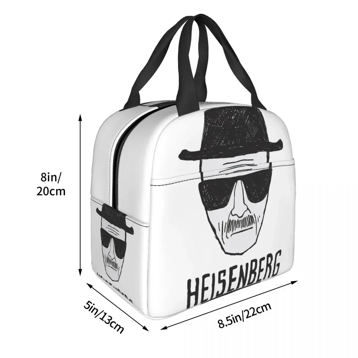B-Breaking-S B-Bad-S  Heisenberg Drawing Insulated Lunch Bag for Women Children Portable Food Boxes Thermal Lunch Box Tote