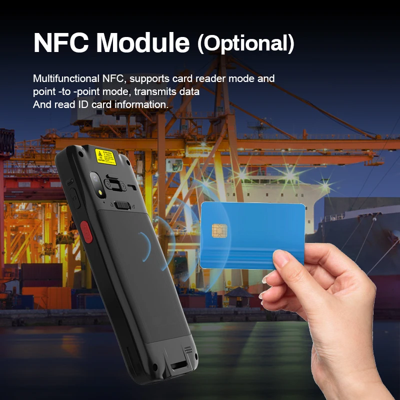 CENAVA Pro-Grade Neues Android NFC 4G Warehouse Data Collection Terminal Industrieller robuster Handheld-Android-PDA-Barcode-Scanner