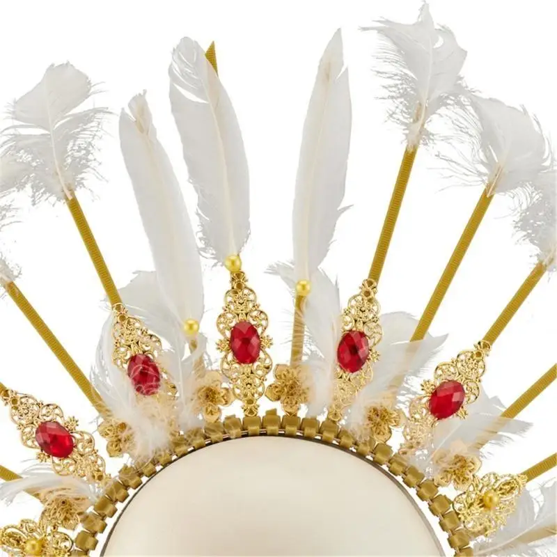 X4yc baroques santa forma cabello aro carnivals diadema cosplay banda cabello