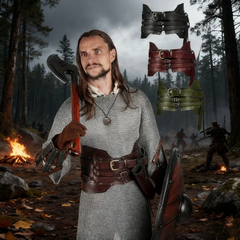 

Renaissance Medieval Knight Waistband Retro Combat Men's Waistband Court Dress Role-playing