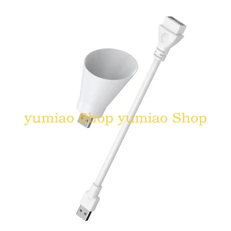 587B Two Mode USB Night Light Soft Glows Illuminations For Bedroom Office Study Area
