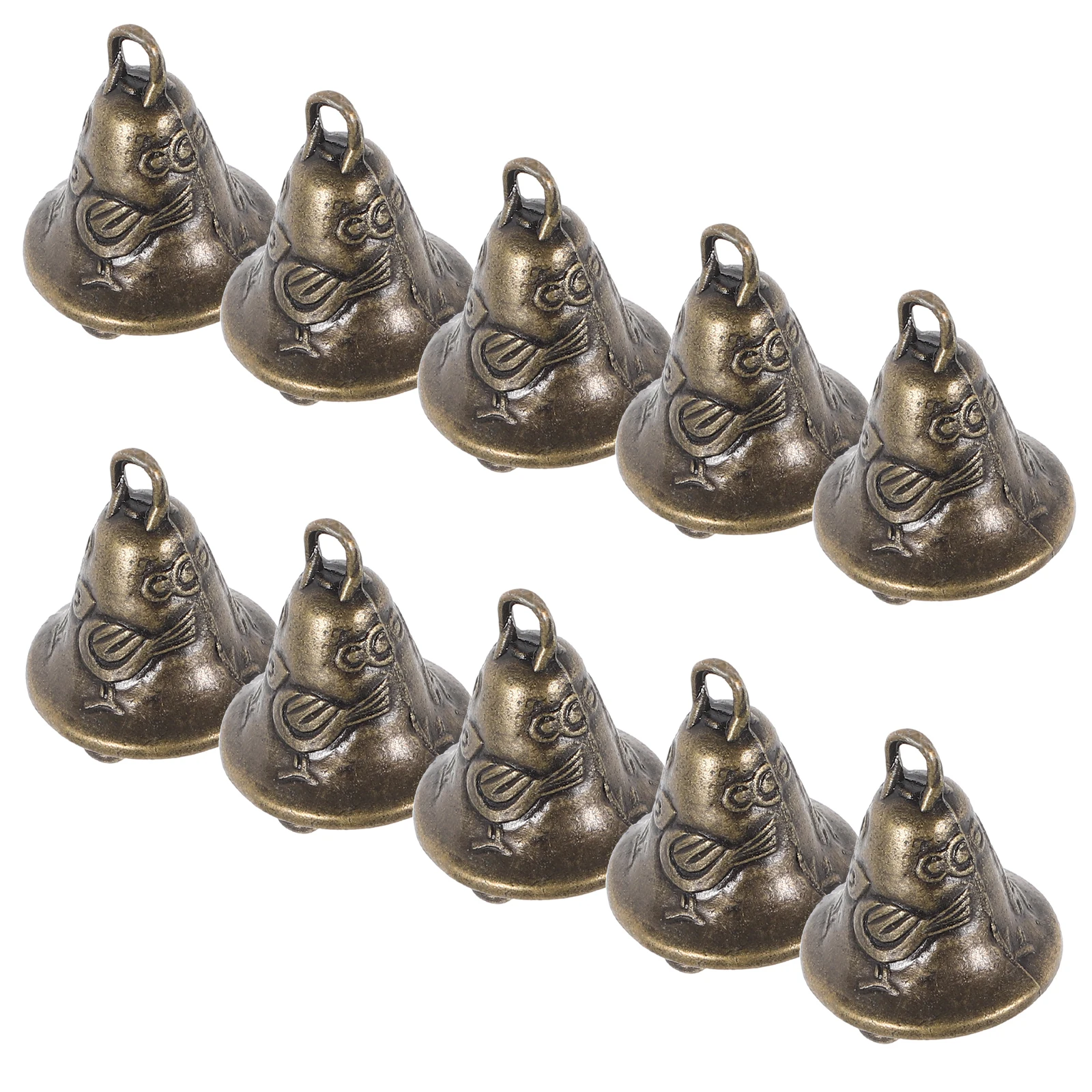

20Pcs Vintage Feng Shui Alloy Bells for DIY Wind Chimes Door Hanging Decorations Car Ornaments Metal Bell Accessories