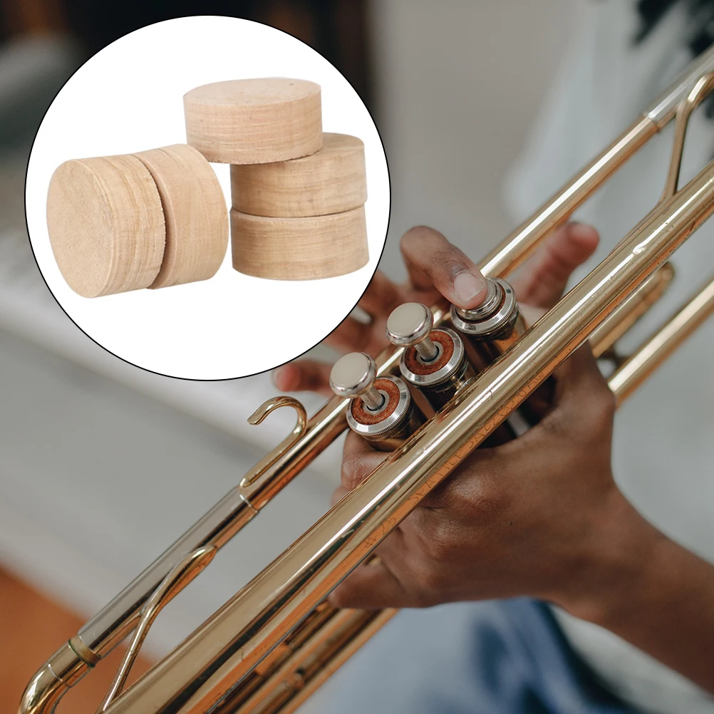 

10pcs Trombone Pads Water Key Cork Replacement For Trombone Durable Corrosion Resistant Easy Assembly Cork Pad For Musical