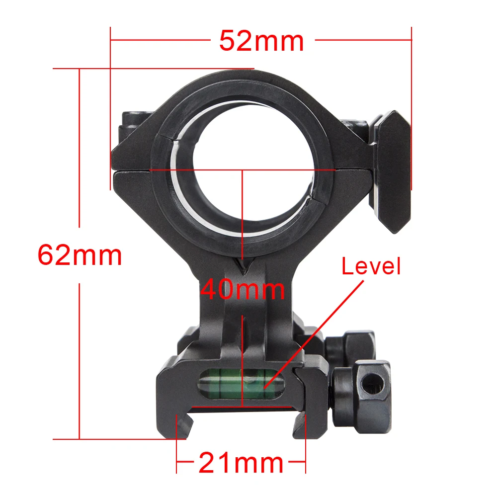 Imagem -06 - Marcool-montagem de Anel de Uma Peça com Trilho e Nível Bolha 254 mm 30 mm