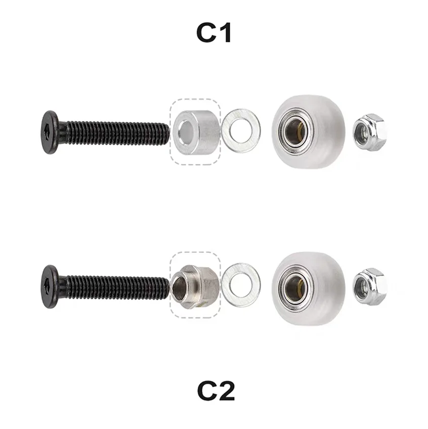 Plastic pulley passive wheel POM large V wheel engraving machine pulley set suitable for 3D printer