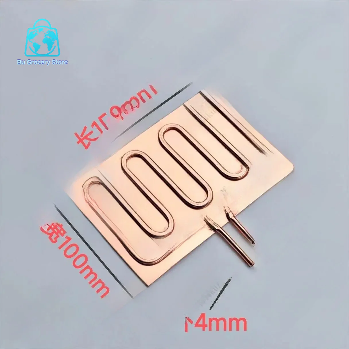 DIY Semiconductor Liquid Cooling Copper Plate - for Tablet & Phone Heat Sink