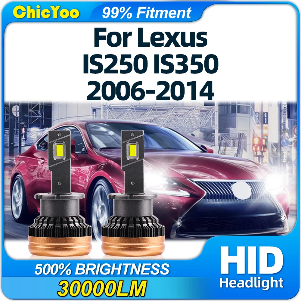 

30000LM LED Headlights HID Bulbs 120W Xenon Car Headlamps 12V Auto Lights For Lexus IS250 IS350 2006-2010 2011 2012 2013 2014