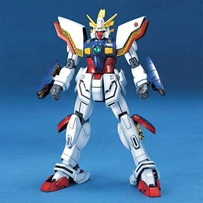 Bandai Genuine Gundam Modelo Kit, Gunpla Anime Ação Figura Brinquedos, Coleção Mg Gf13-017Nj Shining