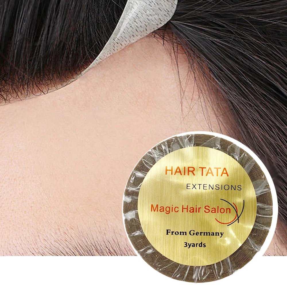 3/12/36 Yards width0.8cm/1cm Hair TATA Double Sided Hair Replacement Tape Magic Hair Salon Hair Extension Tape