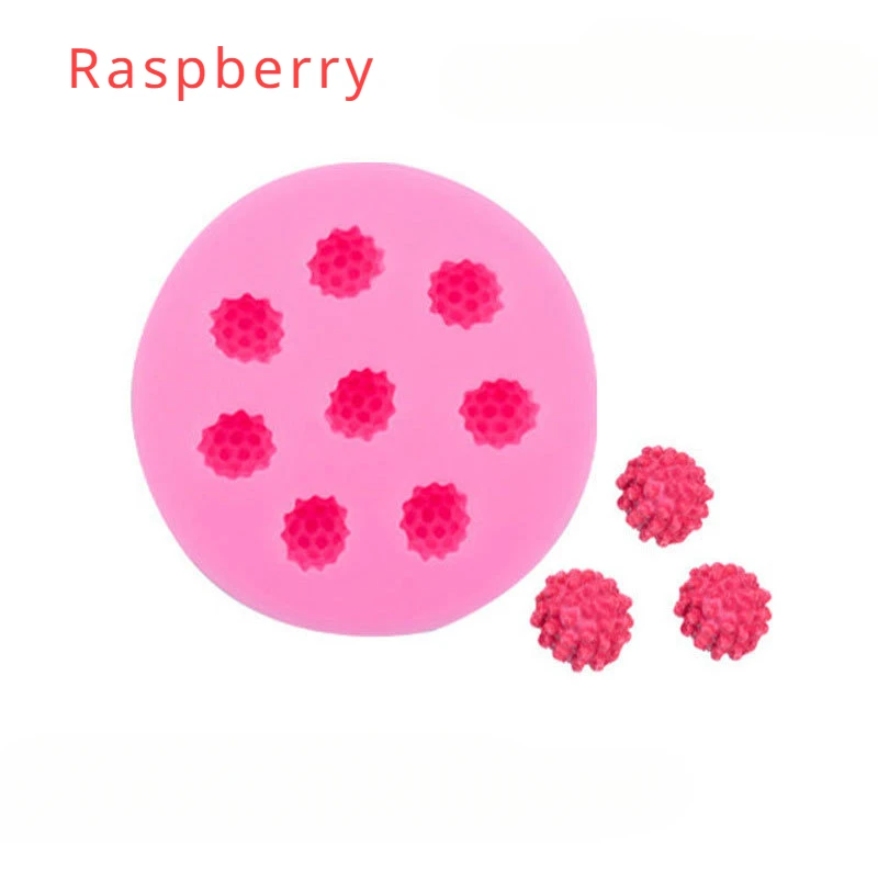 Strawberry Silicone Mold Fondant Chocolate Jelly Making Cake Tools Decorative Mold Oven Steam Available DIY Clay Resin Art