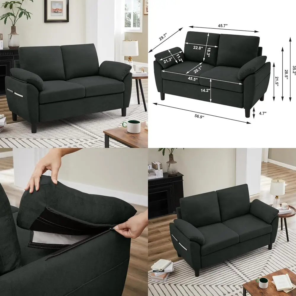 5 pieces outdoor patio dining set for 4, 40.2