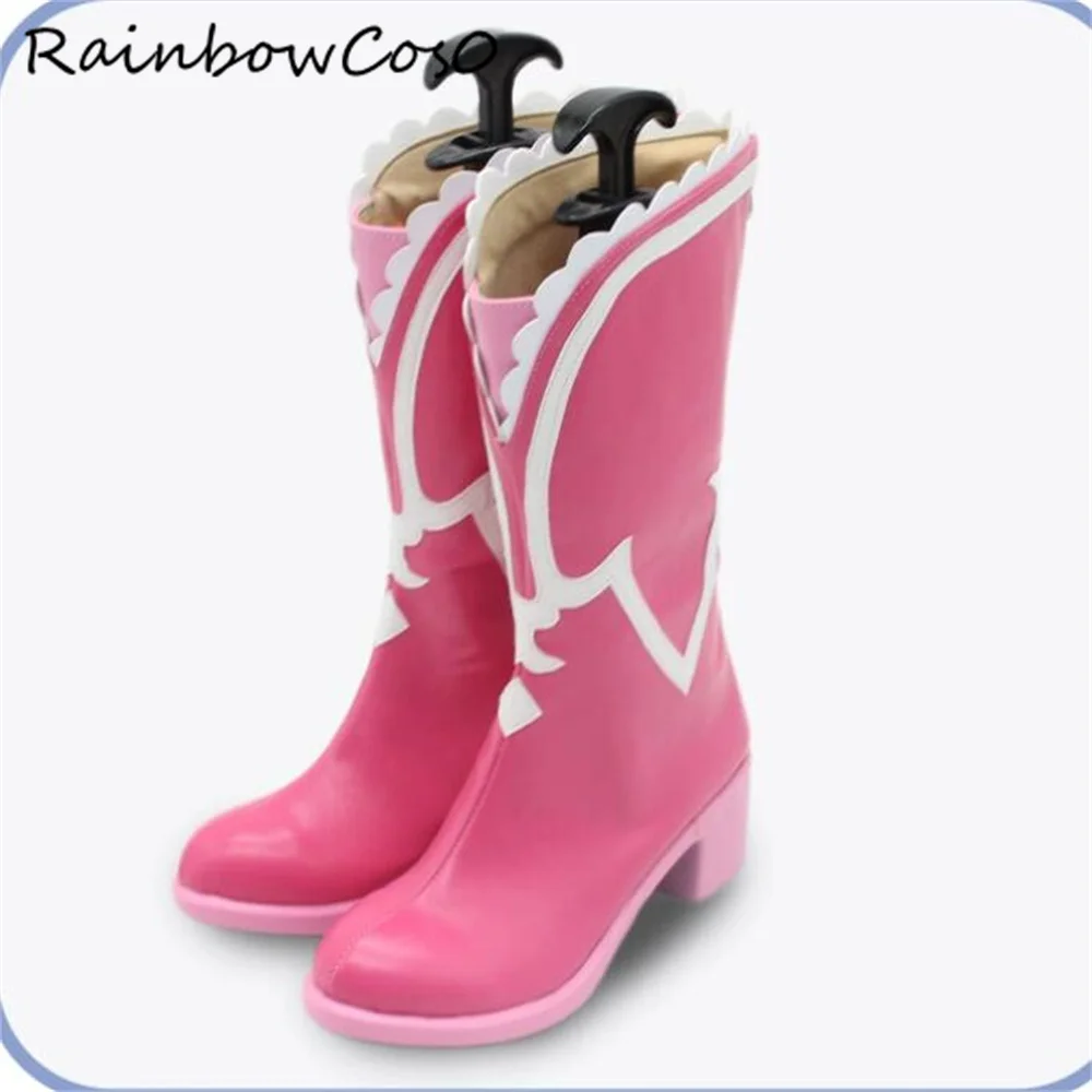 Kawakami Princess Umamusume Pretty Derby Cosplay Shoes Boots Game Anime Party Halloween Christmas RainbowCos0 W4148