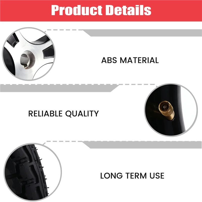 

Elderly Electric Wheelchair Scooter 12Inch Wheel 12 1/2X2 1/4 Pneumatic Tire Inner Tube Wheel Hub Equipment Tire-A02G