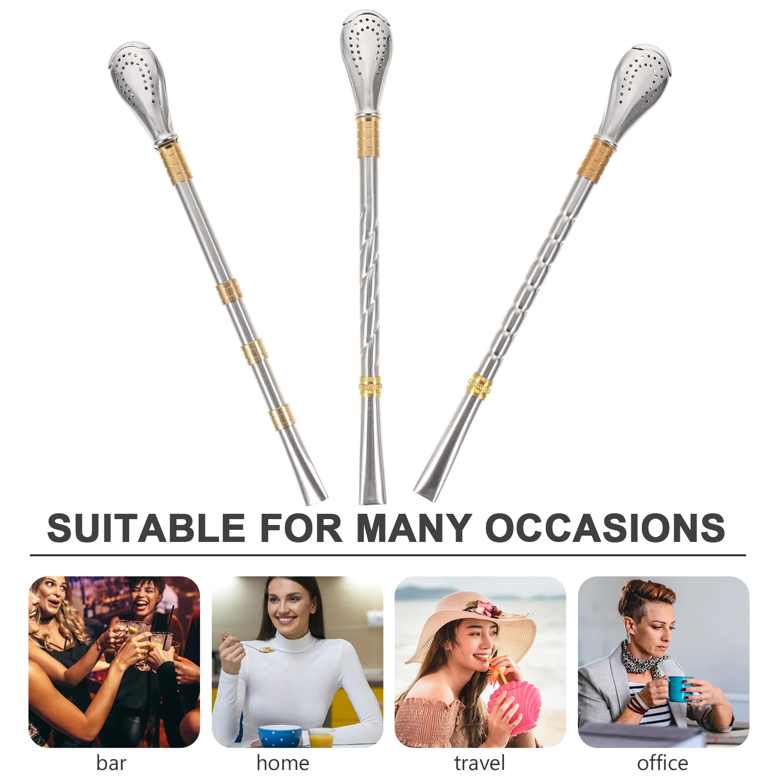 

Stainless Steel Tea Coffee Dessert Spoon Ice Cream Spoon Long Handle Easy Clean Travel Kitchen Bar Accessories