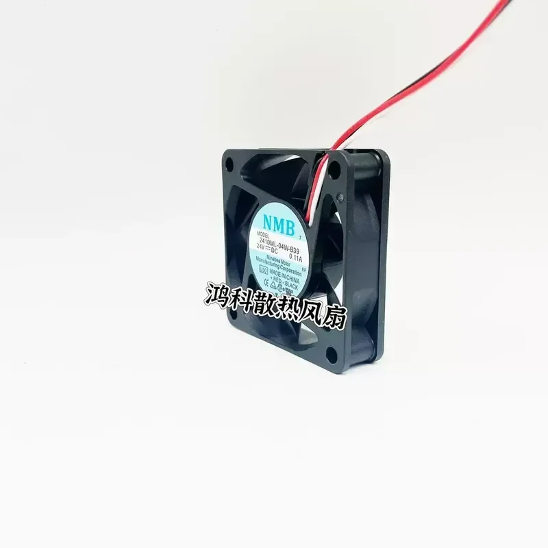 for NMB 2410ML-04W-B39 24V 0.11A 6cm Three-wire with Numerical Control Alarm Cooling Fan 6015