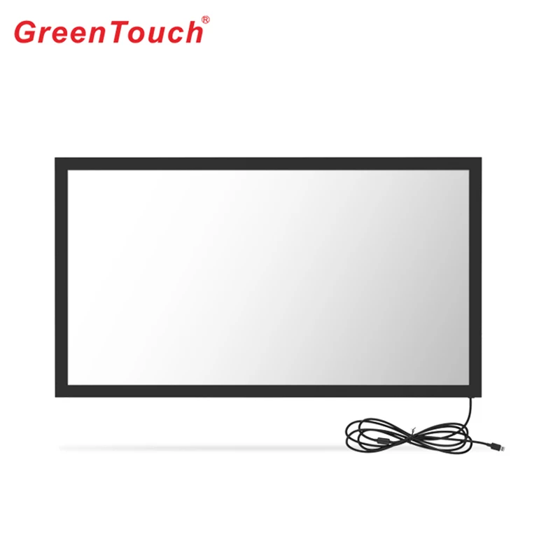 GreenTouch 15.6 بوصة تعمل باللمس IR شاشة 15.6 بوصة 10 نقاط IR اللمس الإطار مع الزجاج الأشعة تحت الحمراء شاشة تعمل باللمس تراكب عدة Usb Free-drive