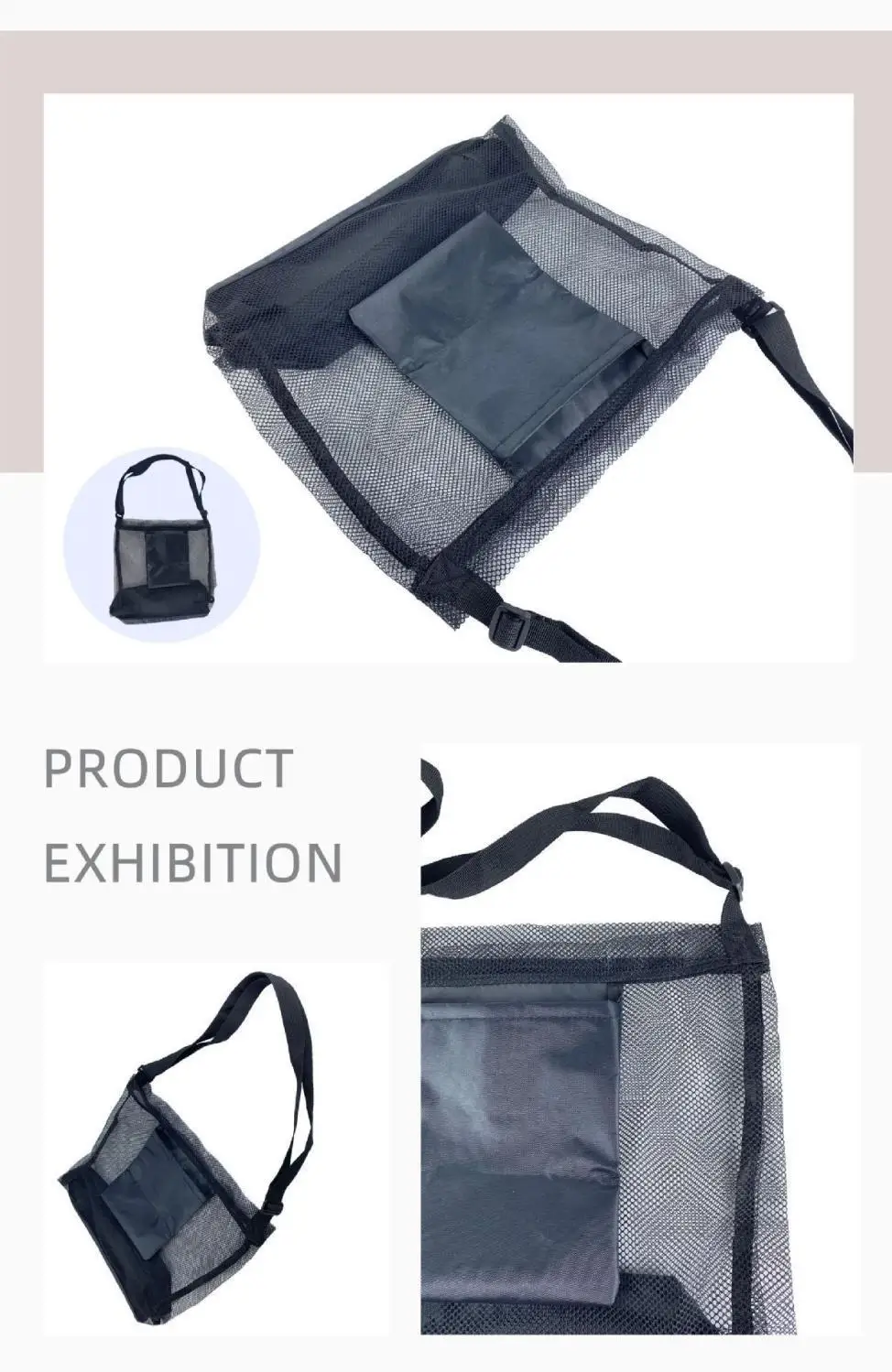 Outdoor-Picknick-Pilzsammelnetz-Tasche, Pilzkorb, Sammelnetz, große Kapazität, Netz-Garten-Obstpflücktasche – Detail 5