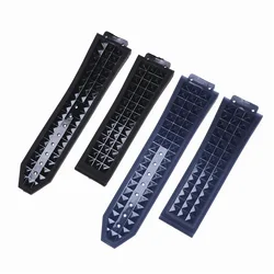 For HUBLOT Yubo Big Bang High Quality Silicone Watch Band 25mm 27mm Fusion Series Men Watch Strap Accessories