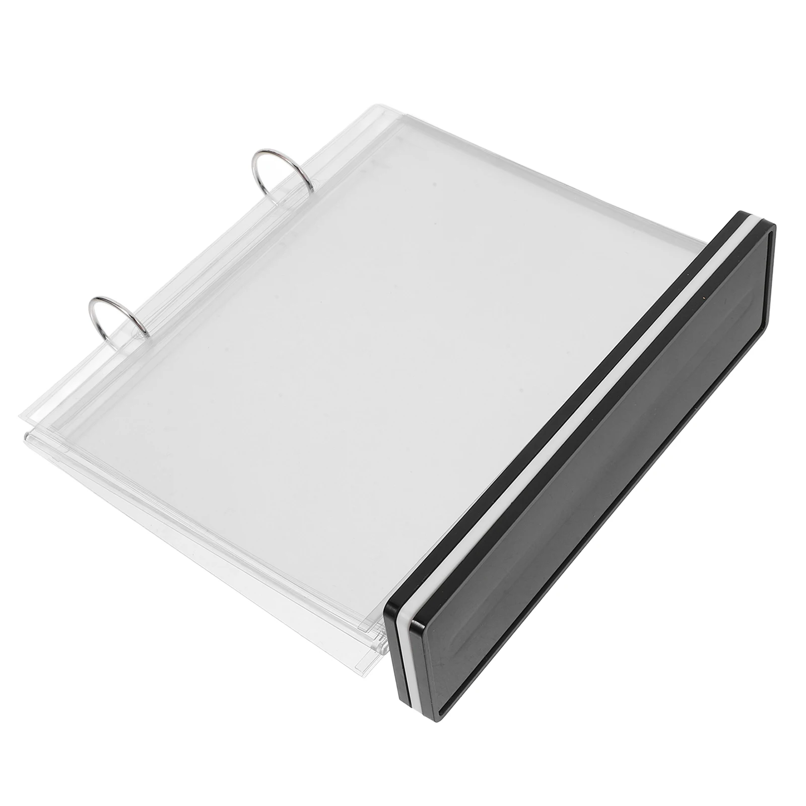 

Menu Display Stand Restaurant Supplies Sign Frames Paper Holder Flip Organizer Tabletop Shelf Plastic Folder Card Desk