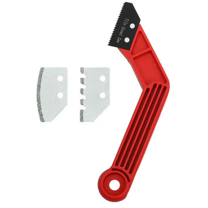 Scraper Tool Crevice Serrated Edge Seam Cleaner Crevice Cleaning Floor Scraper Efficient Grout Removal Seam Sealant Remover For