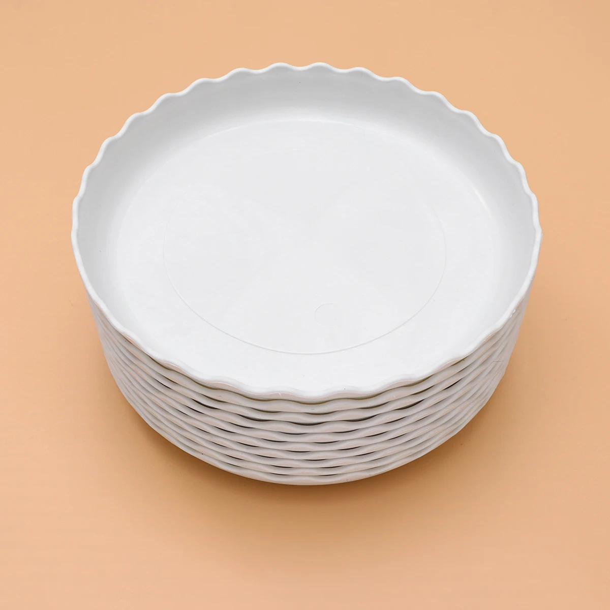 

10PCS Plastic Planter Tray Pots Lotus Saucer Thickened Durable Plant Tray Small Flowerpot Succulent Protect Surfaces Moisture