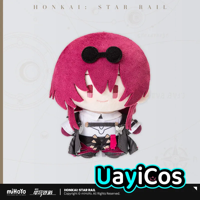 

In Stock 15cm Original Honkai：Star Rail Mydei Castorice Herta March 7th Phainon Stuffed Plushies Doll Clothes Ornament Anime Toy