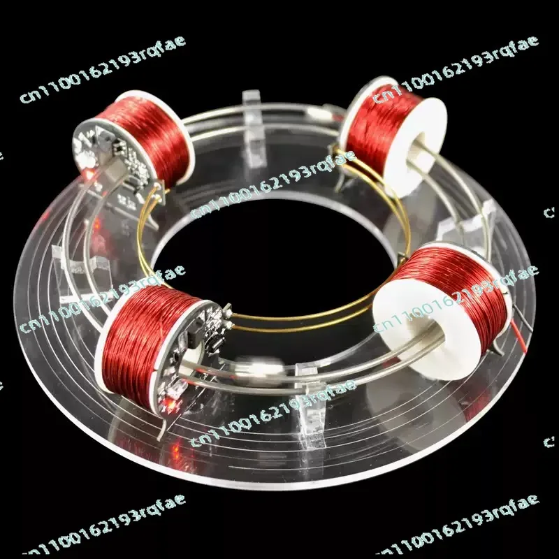 DIY Six Coils Circular Accelerator Scientific Experiment Equipment Electromagnetic Ring Cyclotron DIY Electromagnetic Cyclotron