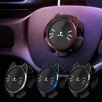 New Cat Car Phone Holder Rotatable Mount Suction Cup Phone Holders Anti-Shaking Steering Wheel Holder